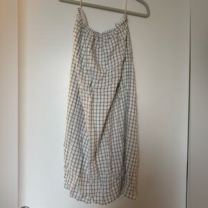 Uniqlo Checkered Midi Skirt - Black and White - C collection